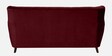 Imelda Velvet 3 Seater Sofa in Berry Red Colour