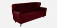 Imelda Velvet 3 Seater Sofa in Berry Red Colour