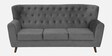 Imelda Velvet 3 Seater Sofa In Fossil Grey Colour