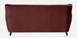 Imelda Velvet 3 Seater Sofa In Wine Red Colour