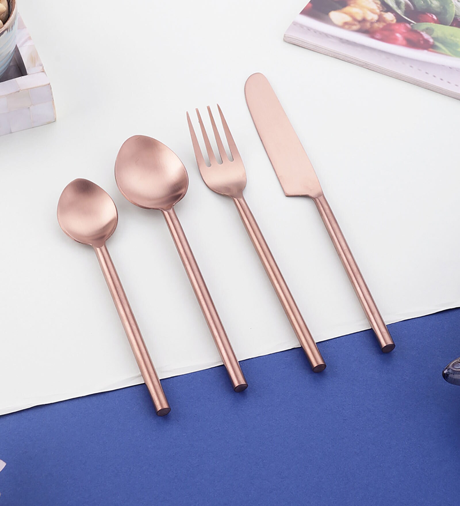 Imperial Brown Stainless Steel (Set of 4) Dining Cutlery Set