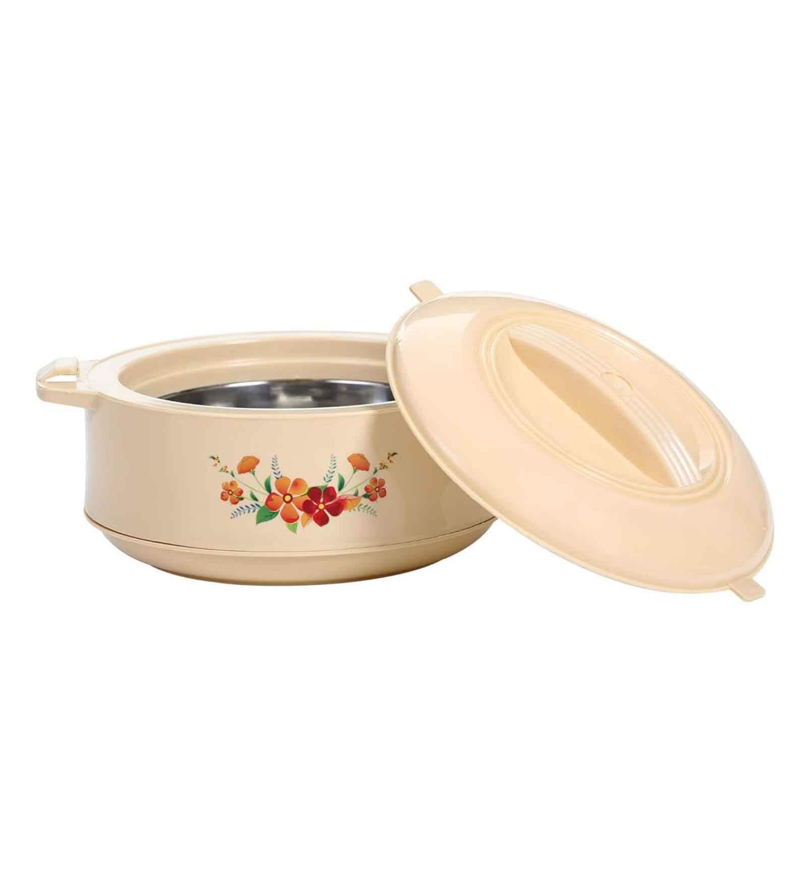 Varmora Imperial Inner Steel Casserole |Hot Pot for Kitchen| Chapati Box  Microwave-Safe