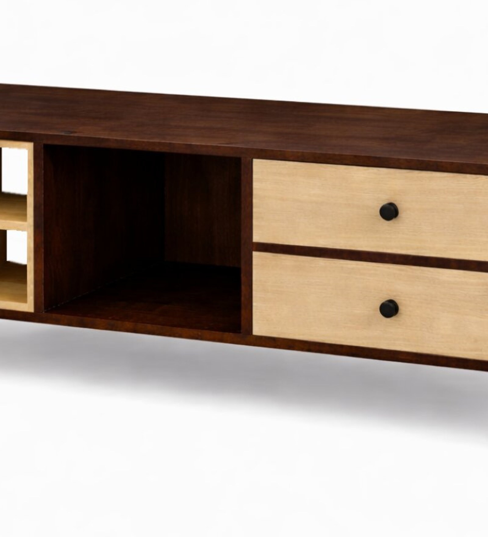 Imperial Nest Signature Collection Premium Designer Centre Table In Noce Walnut Natural Finish