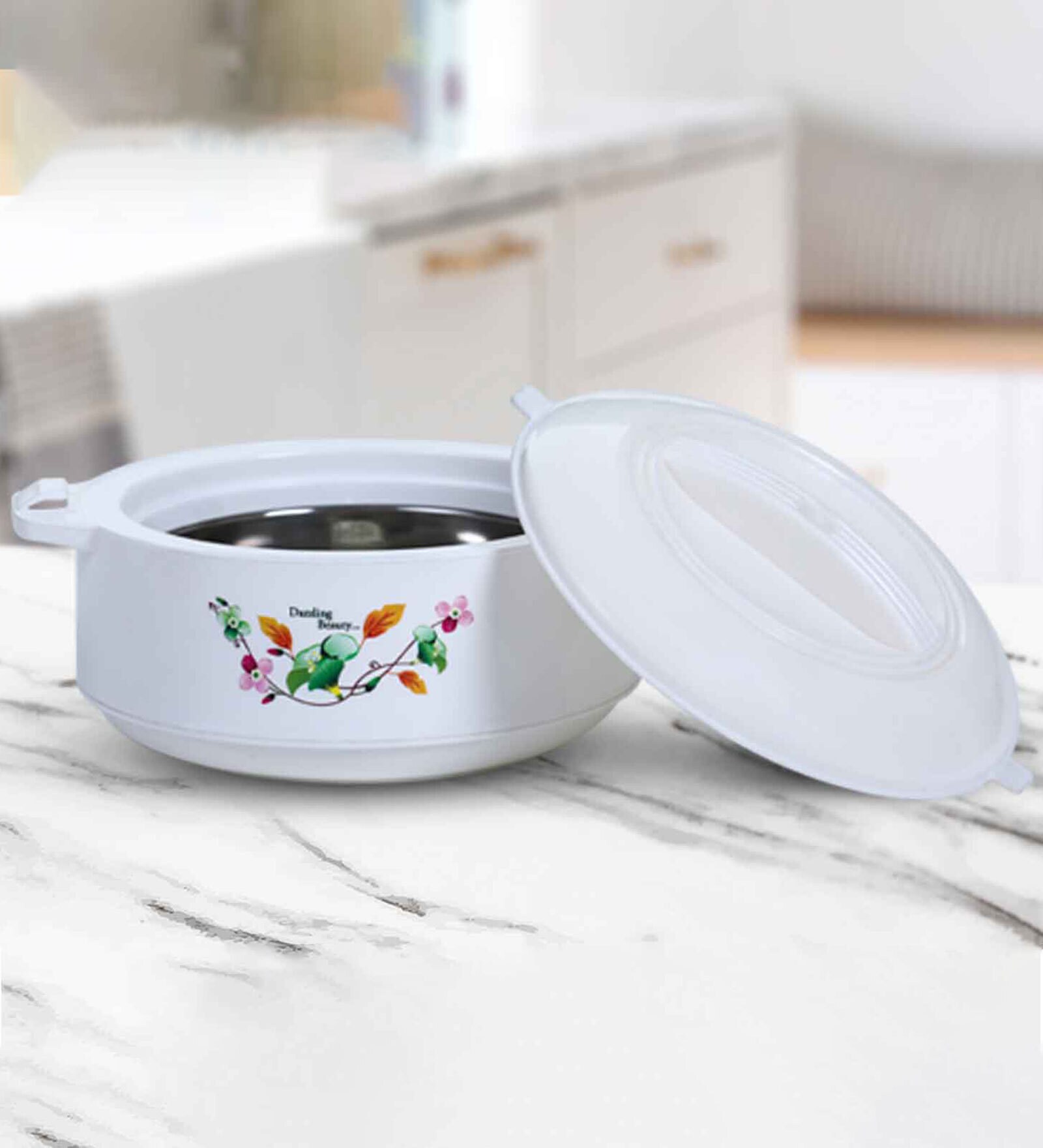 Varmora Imperial Inner Steel Casserole |Hot Pot for Kitchen| Chapati Box  Microwave-Safe