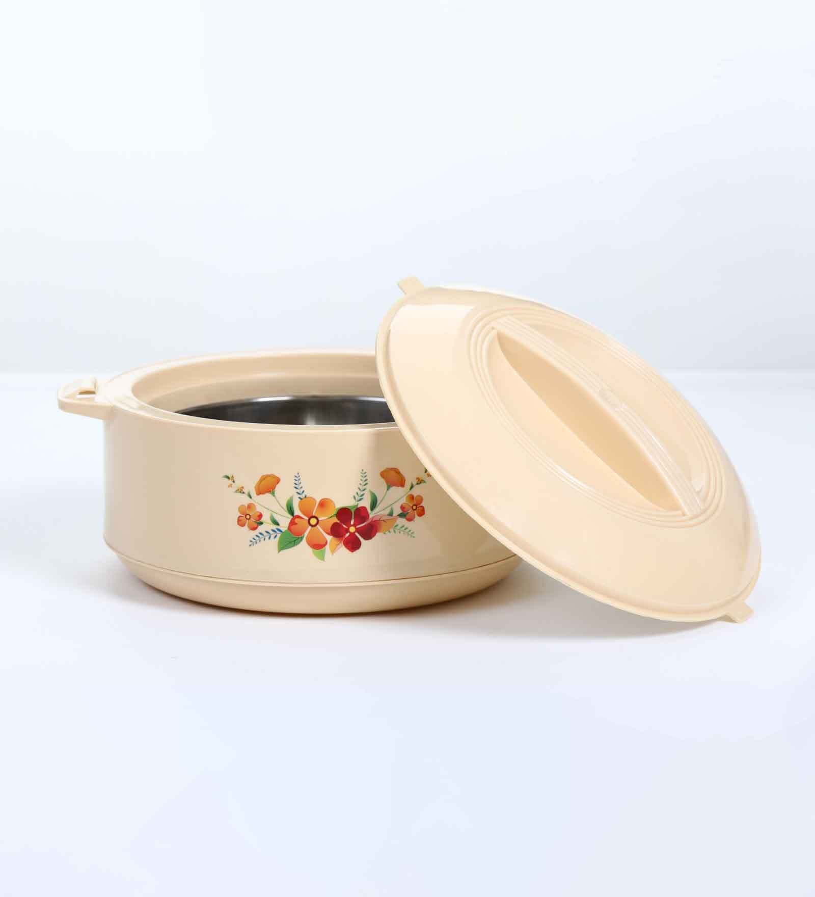 Varmora Imperial Inner Steel Casserole |Hot Pot for Kitchen| Chapati Box  Microwave-Safe