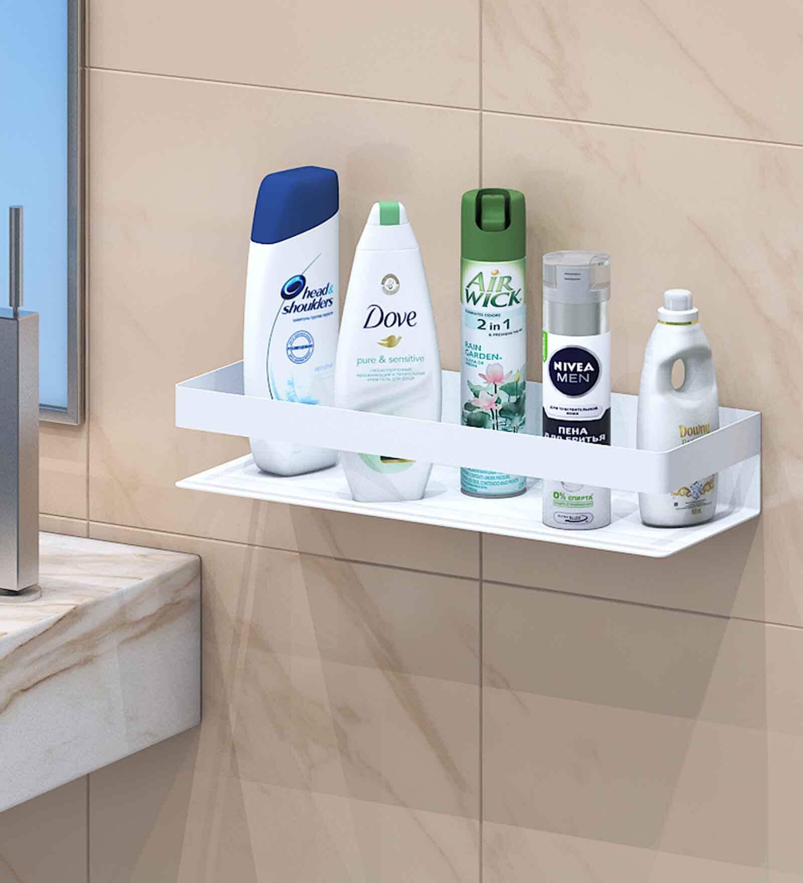 Buy Imperial Wood & Metal Bathroom Shelf In White By Klaxon at 55 OFF by Klaxon Pepperfry