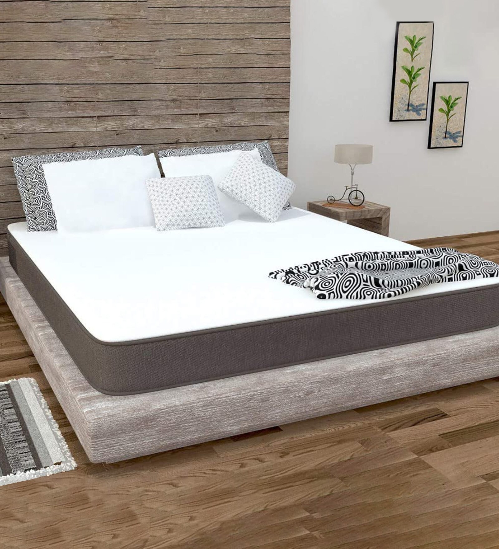Buy Imperious Orthopedic 6 Inch Memory Foam King Size Mattress at 44