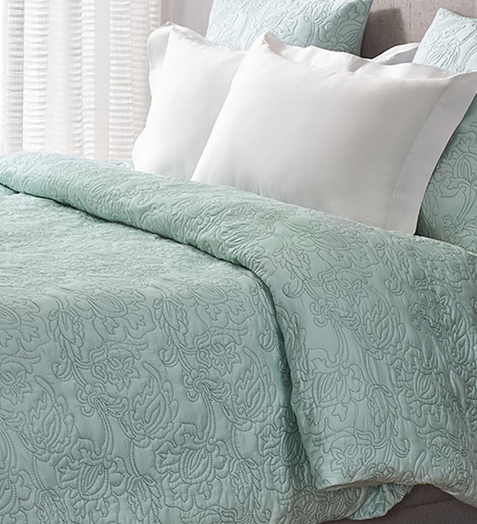 Buy Impression Collection Cotton 210 TC King Size Bed Cover with 2 Sham