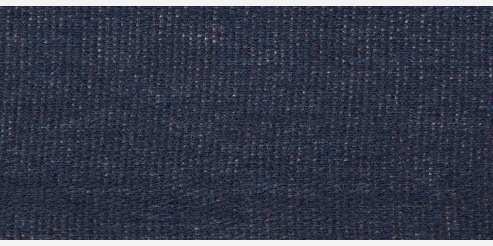 Impero Chenille Fabric RHS Sectional Sofa (3+ Lounger) with Adjustable Headrest in Navy Blue Colour