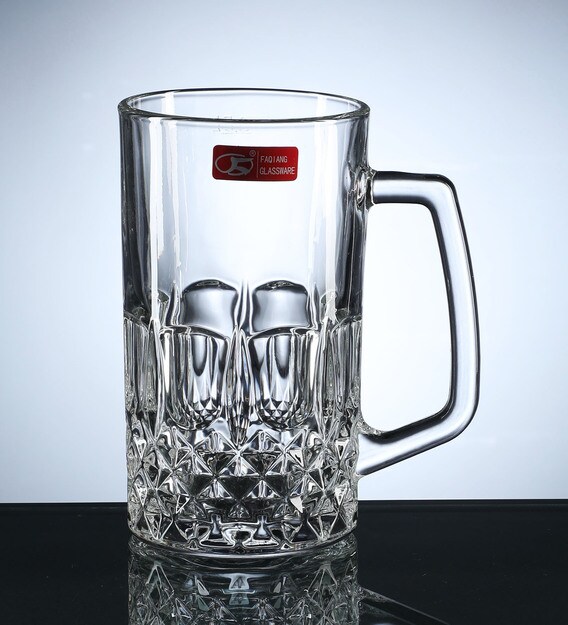Buy 600 ML Large Beer Mugs Set of 2 By Ceradeco Online Beer Glasses