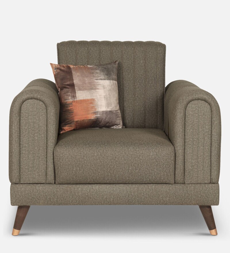 Buy Imperial 1 Seater Sofa In Coffee Brown Colour By Trevi Furniture Online Contemporary 1