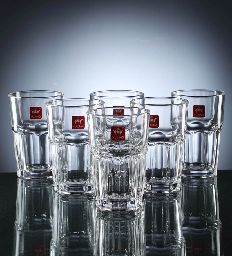 Buy 300 ML Everyday Glasses Set of 6 By Cdi Online Everyday Glasses