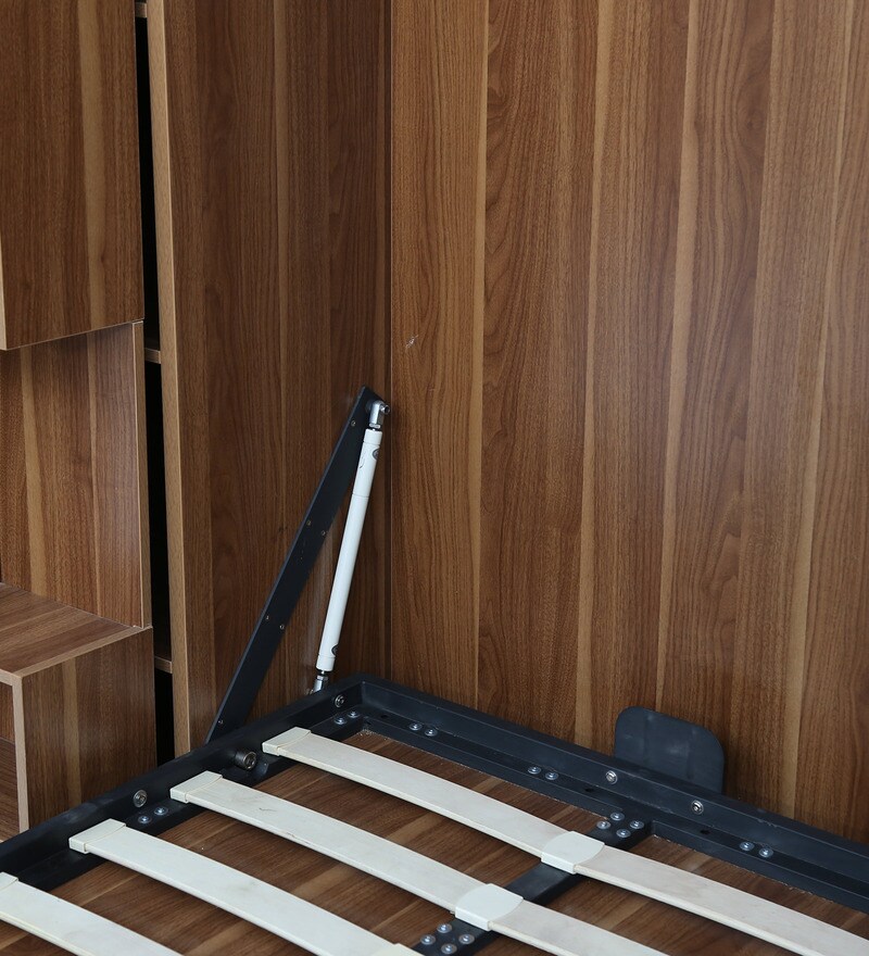 Buy SpaceSaving Impress Wall Bed with Sliding Doors in Bookshelf in