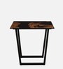 Imari Metallic 4 Seater Dining Table With Porcelain Top
