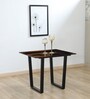 Imari Metallic 4 Seater Dining Table With Porcelain Top
