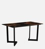 Imari Metallic 6 Seater Dining Set With Porcelain Top