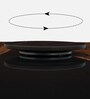 Imari Metallic 6 Seater Dining Table With Porcelain Top And Lazy Susan