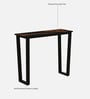 Imari Metallic Console Table With Porcelain Top