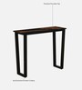 Imari Metallic Console Table With Porcelain Top