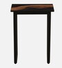 Imari Metallic End Table With Porcelain Top