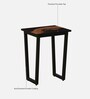 Imari Metallic End Table With Porcelain Top