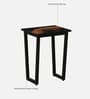 Imari Metallic End Table With Porcelain Top