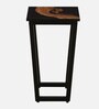 Imari Metallic End Table With Porcelain Top