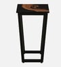 Imari Metallic End Table With Porcelain Top