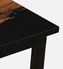Imari Metallic End Table With Porcelain Top