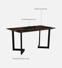 Imari Porcelain Top 6 Seater Dining Set With Lazy Susan And Bench
