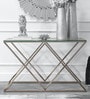 Imel Console Table in Stainless steel Finish
