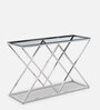 Imel Console Table in Stainless steel Finish