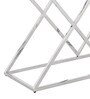 Imel Console Table in Stainless steel Finish