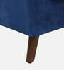 Imelda Velvet 1 Seater Sofa In Royal Blue Colour
