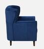Imelda Velvet 1 Seater Sofa In Royal Blue Colour