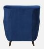Imelda Velvet 1 Seater Sofa In Royal Blue Colour