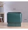 Immortal Nights Large Dark Green Square Ceramic Planter