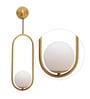 Imogen White Globe Wall Lamp