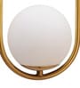 Imogen White Globe Wall Lamp
