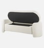 Imperia Fabric Luxe Storage Ottoman Ottoman in Ivory Colour