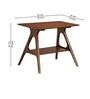 Imperial End Table In Walnut Finish