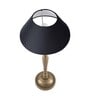 Imperial gold brushed lamp with Black shade