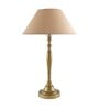 Imperial gold brushed lamp with Golden shade