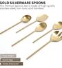 Imperial Matt Gold Stainless Steel Serving Spoons Set of Five