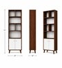 Imperial Nest Signature Collection Premium Book Shelf In Noce Walnut Natural Finish