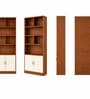 Imperial Nest Signature Collection Premium Book Shelf In Noce Walnut Natural Finish