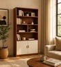Imperial Nest Signature Collection Premium Book Shelf In Noce Walnut Natural Finish