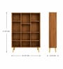 Imperial Nest Signature Collection Premium Book Shelf In Noce Walnut Natural Finish