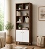 Imperial Nest Signature Collection Premium Book Shelf In Noce Walnut Natural Finish