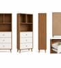 Imperial Nest Signature Collection Premium Book Shelf In Noce Walnut Natural Finish